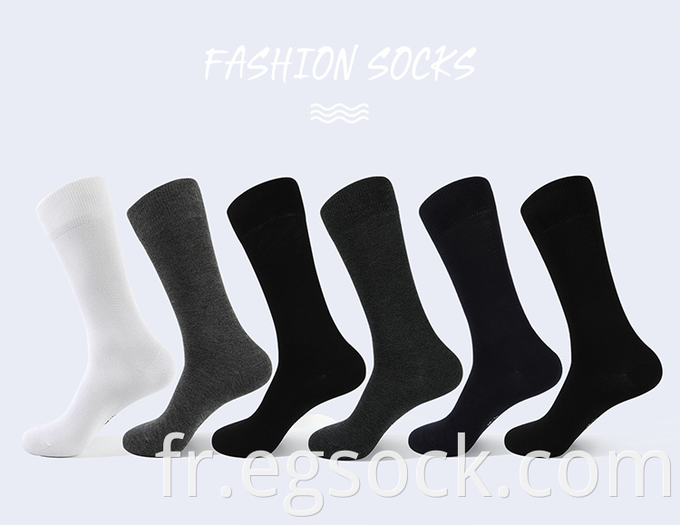 Bamboo Men Business Socks Mixed Color